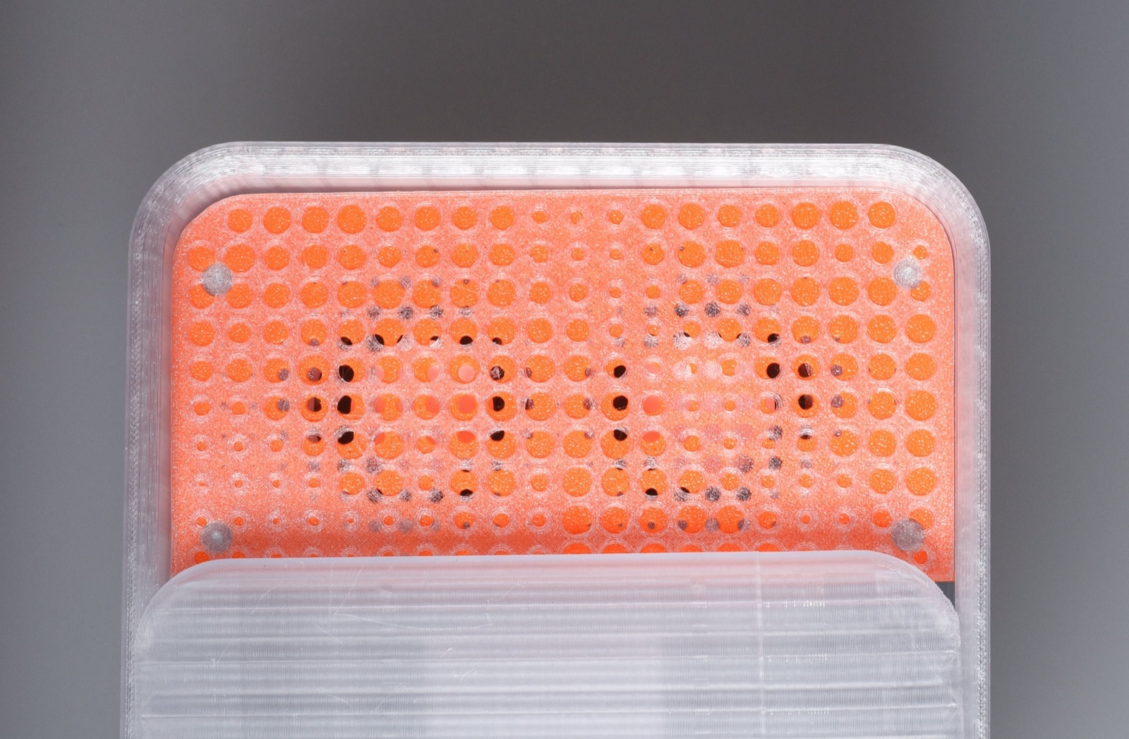 Layered speaker grille