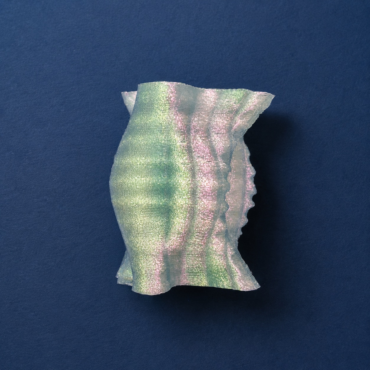 Printed vessel four from the side