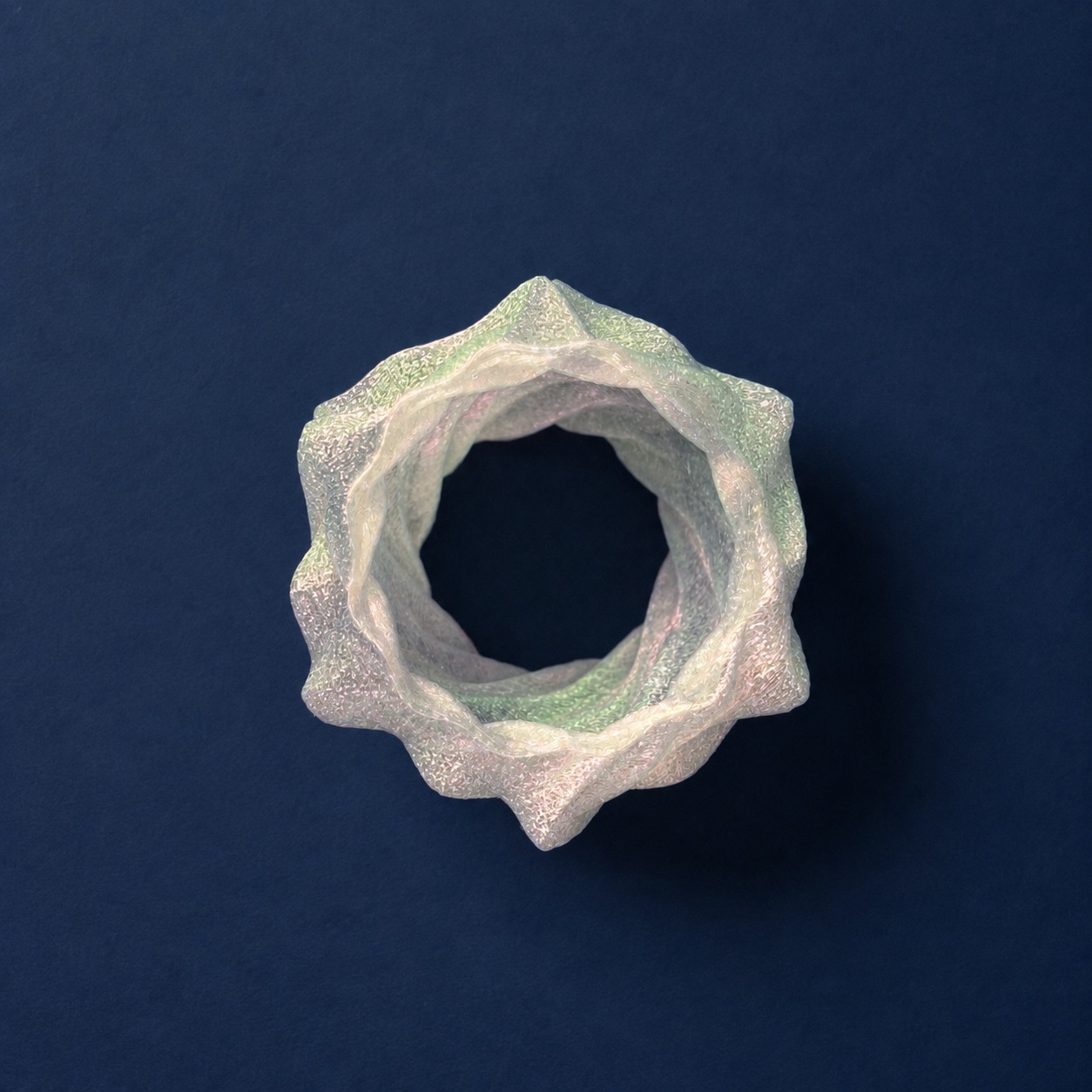 Printed vessel three seen from above